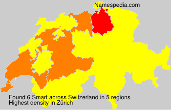 Surname Smart in Switzerland Surname Smart in Switzerland