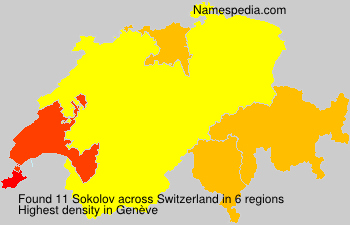 Surname Sokolov in Switzerland Surname Sokolov in Switzerland