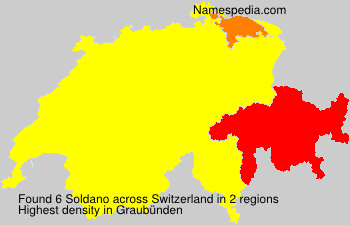 Surname Soldano in Switzerland Surname Soldano in Switzerland