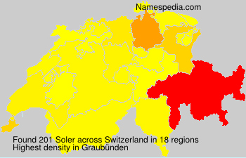 Surname Soler in Switzerland Surname Soler in Switzerland