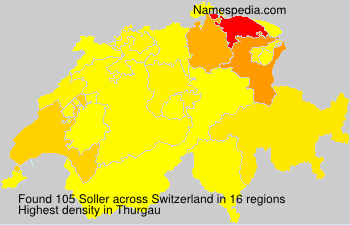 Surname Soller in Switzerland Surname Soller in Switzerland