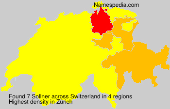 Surname Sollner in Switzerland