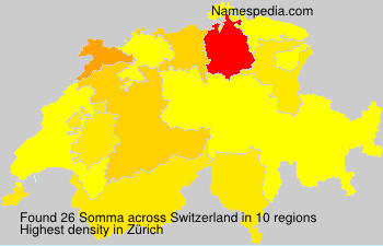 Surname Somma in Switzerland Surname Somma in Switzerland
