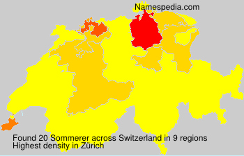 Surname Sommerer in Switzerland Surname Sommerer in Switzerland