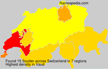 Surname Soutter in Switzerland Surname Soutter in Switzerland