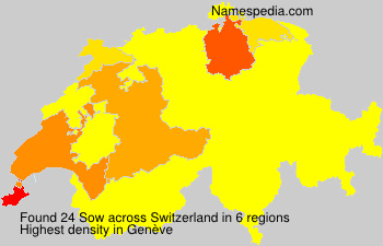 Surname Sow in Switzerland Surname Sow in Switzerland