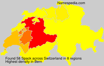 Surname Spack in Switzerland Surname Spack in Switzerland
