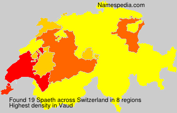 Surname Spaeth in Switzerland Surname Spaeth in Switzerland