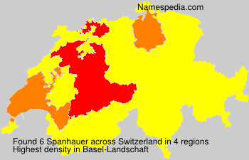 Surname Spanhauer in Switzerland Surname Spanhauer in Switzerland
