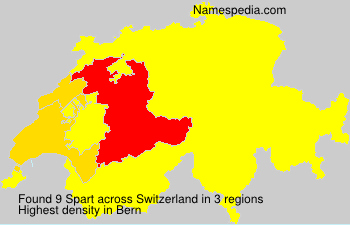 Surname Spart in Switzerland Surname Spart in Switzerland