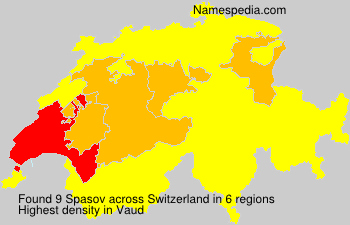 Surname Spasov in Switzerland Surname Spasov in Switzerland