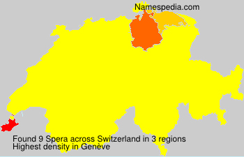 Surname Spera in Switzerland Surname Spera in Switzerland