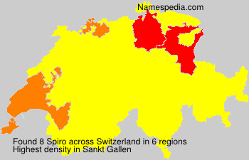 Surname Spiro in Switzerland Surname Spiro in Switzerland