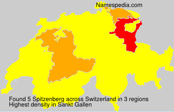 Surname Spitzenberg in Switzerland Surname Spitzenberg in Switzerland