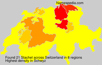 Surname Stachel in Switzerland Surname Stachel in Switzerland