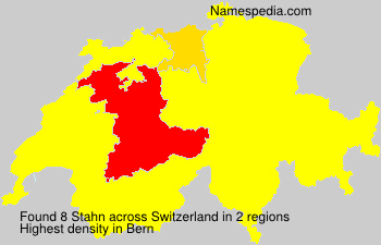 Surname Stahn in Switzerland Surname Stahn in Switzerland
