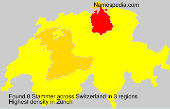 Surname Stammer in Switzerland Surname Stammer in Switzerland