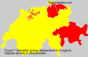 Surname Stampfer in Switzerland Surname Stampfer in Switzerland
