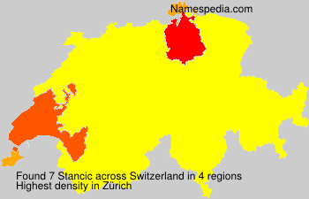 Surname Stancic in Switzerland Surname Stancic in Switzerland