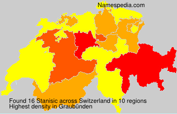 Surname Stanisic in Switzerland Surname Stanisic in Switzerland