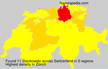 Surname Stankowski in Switzerland Surname Stankowski in Switzerland