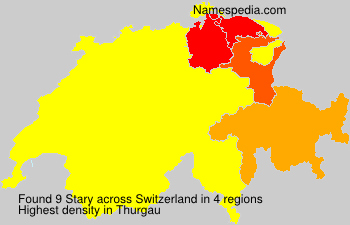 Surname Stary in Switzerland Surname Stary in Switzerland