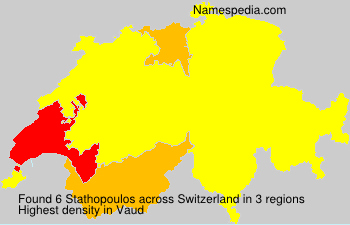 Surname Stathopoulos in Switzerland Surname Stathopoulos in Switzerland