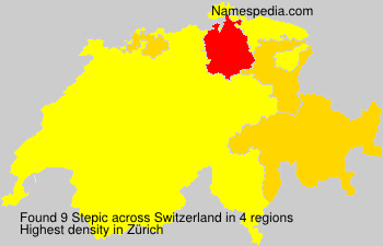 Surname Stepic in Switzerland Surname Stepic in Switzerland