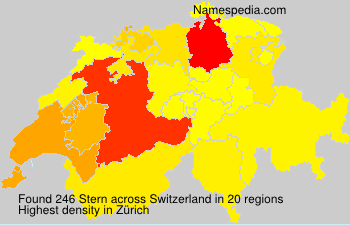Surname Stern in Switzerland Surname Stern in Switzerland