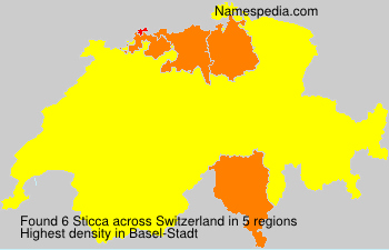 Surname Sticca in Switzerland Surname Sticca in Switzerland