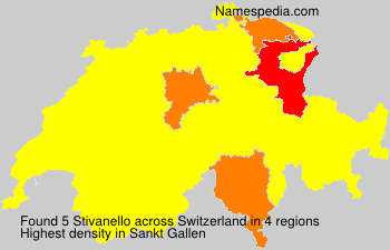 Surname Stivanello in Switzerland Surname Stivanello in Switzerland