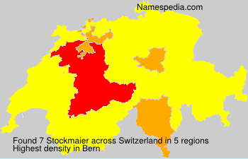 Surname Stockmaier in Switzerland Surname Stockmaier in Switzerland