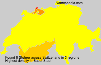 Surname Stohrer in Switzerland Surname Stohrer in Switzerland