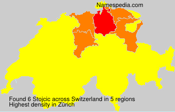 Surname Stojcic in Switzerland Surname Stojcic in Switzerland