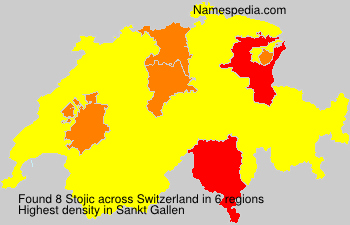 Surname Stojic in Switzerland Surname Stojic in Switzerland