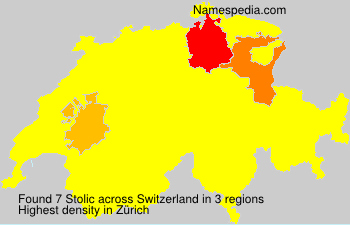 Surname Stolic in Switzerland