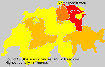 Surname Stor in Switzerland Surname Stor in Switzerland