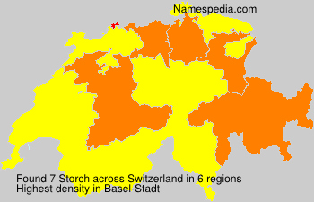 Surname Storch in Switzerland Surname Storch in Switzerland