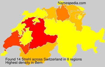 Surname Strehl in Switzerland Surname Strehl in Switzerland