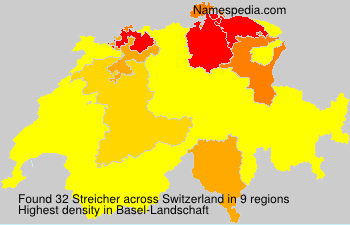Surname Streicher in Switzerland Surname Streicher in Switzerland