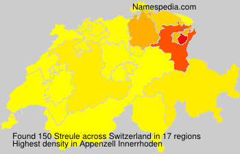 Surname Streule in Switzerland Surname Streule in Switzerland