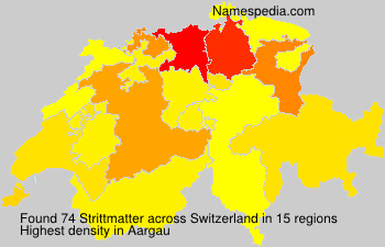 Surname Strittmatter in Switzerland Surname Strittmatter in Switzerland