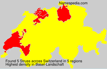 Surname Struss in Switzerland Surname Struss in Switzerland