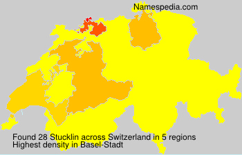 Surname Stucklin in Switzerland Surname Stucklin in Switzerland