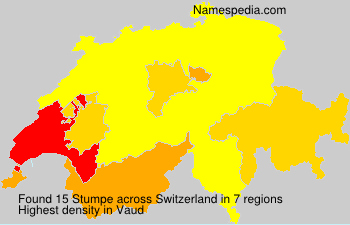 Surname Stumpe in Switzerland Surname Stumpe in Switzerland