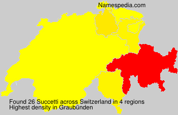 Surname Succetti in Switzerland Surname Succetti in Switzerland