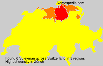 Surname Suleyman in Switzerland