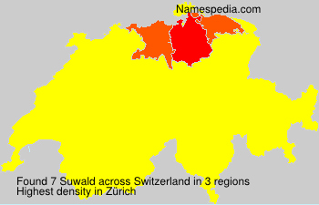 Surname Suwald in Switzerland Surname Suwald in Switzerland