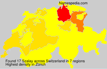 Surname Szalay in Switzerland Surname Szalay in Switzerland