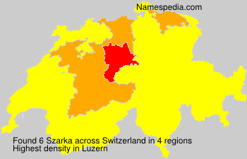 Surname Szarka in Switzerland Surname Szarka in Switzerland